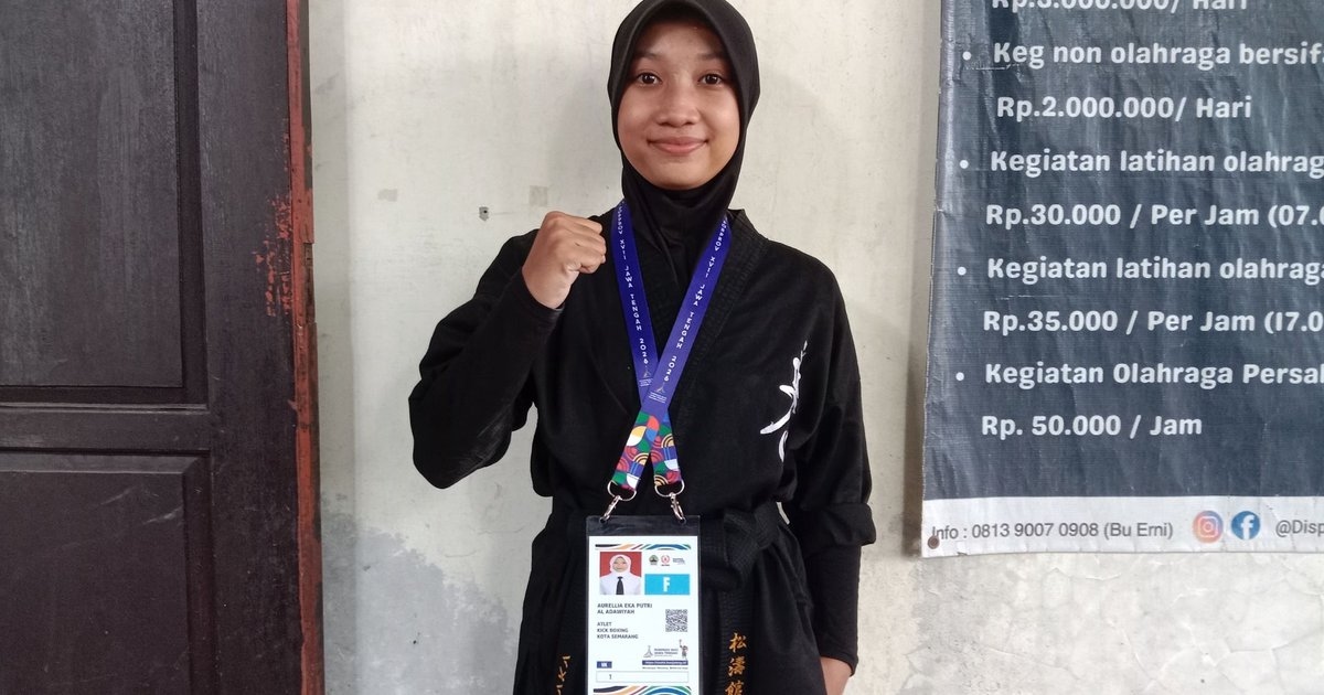 Baru Setahun Menekuni Kick Boxing, Aurelia Eka Putri Langsung Raih Perunggu Porprov Jateng 2026