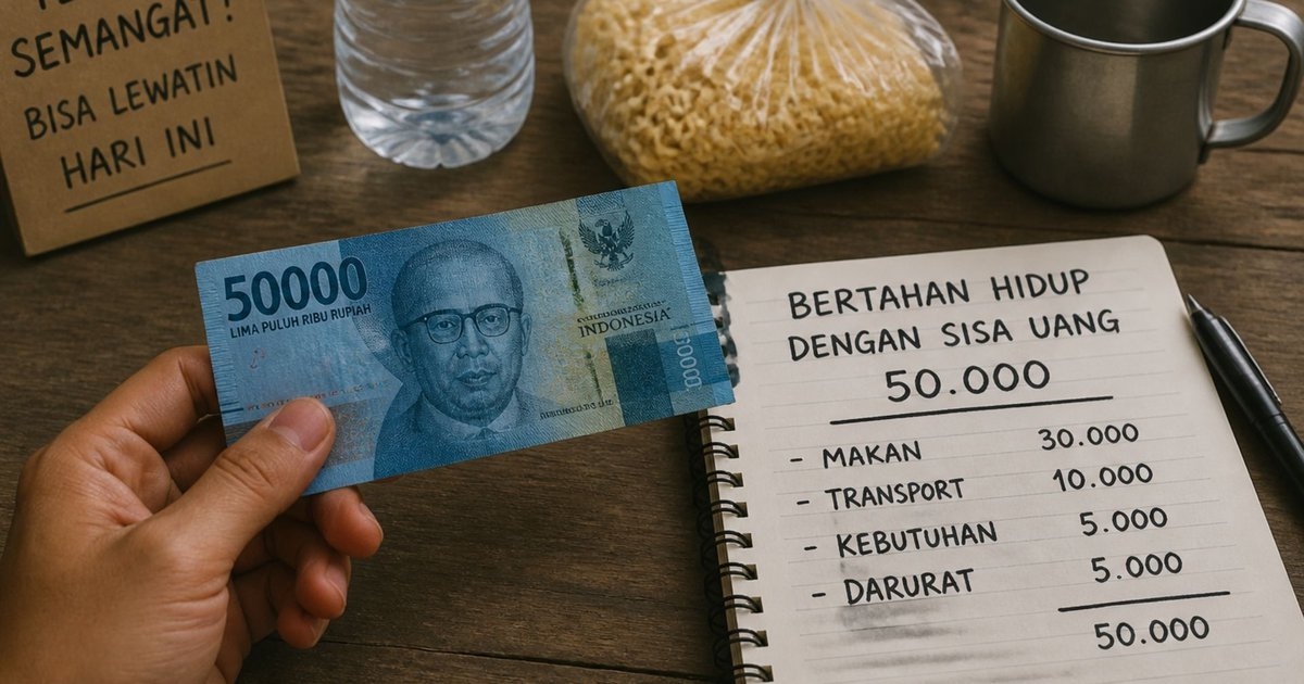 Sisa Saldo Rp50.000, Gajian Masih Jauh: Panduan Bertahan Hidup Tanpa Gali Lubang