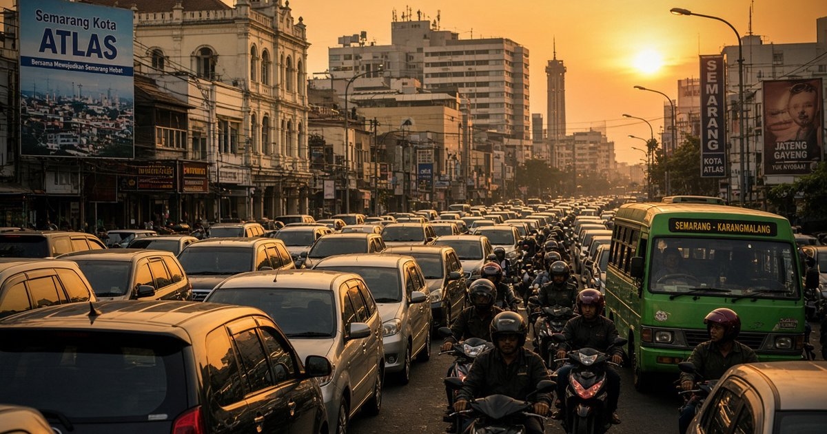 Update Rute Macet Sore Ini 21 Oktober 2026: Pierre Tendean Ditutup, Jurug C Padat Merayap