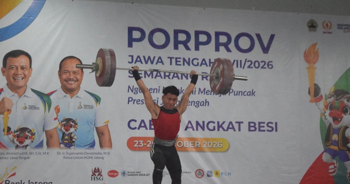 Porprov Jateng, Lifter Putra Semrang Raih Emas