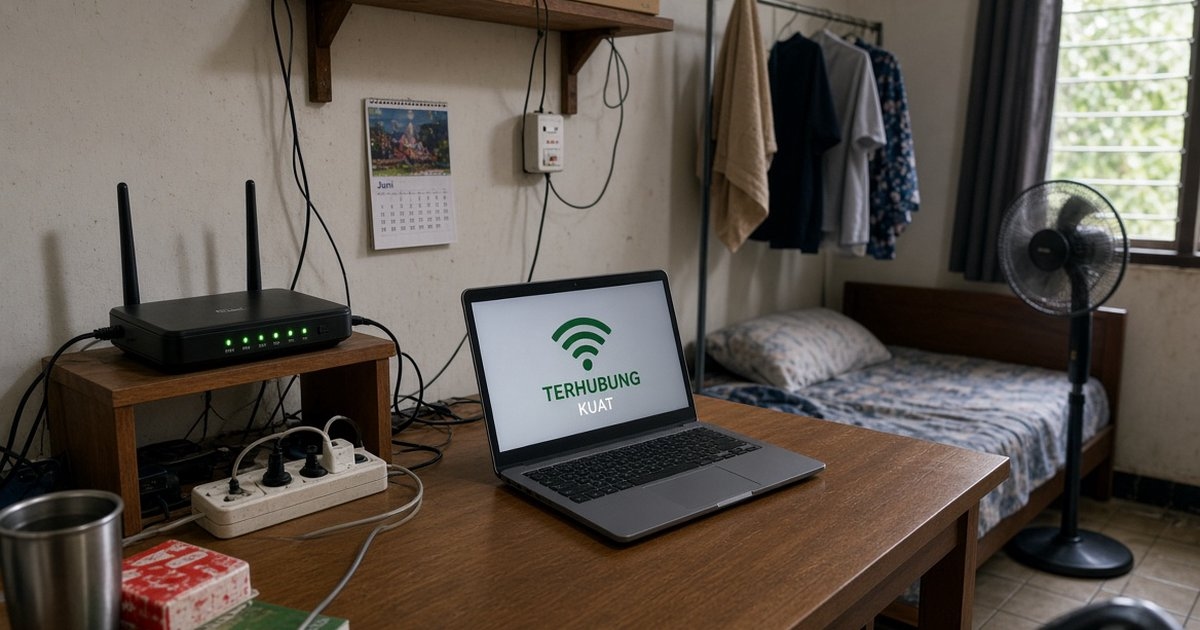 WiFi Kost Lemot di Jam Krusial? Ini 7 Trik yang Bisa Kamu Coba Tanpa Jadi Ahli Jaringan