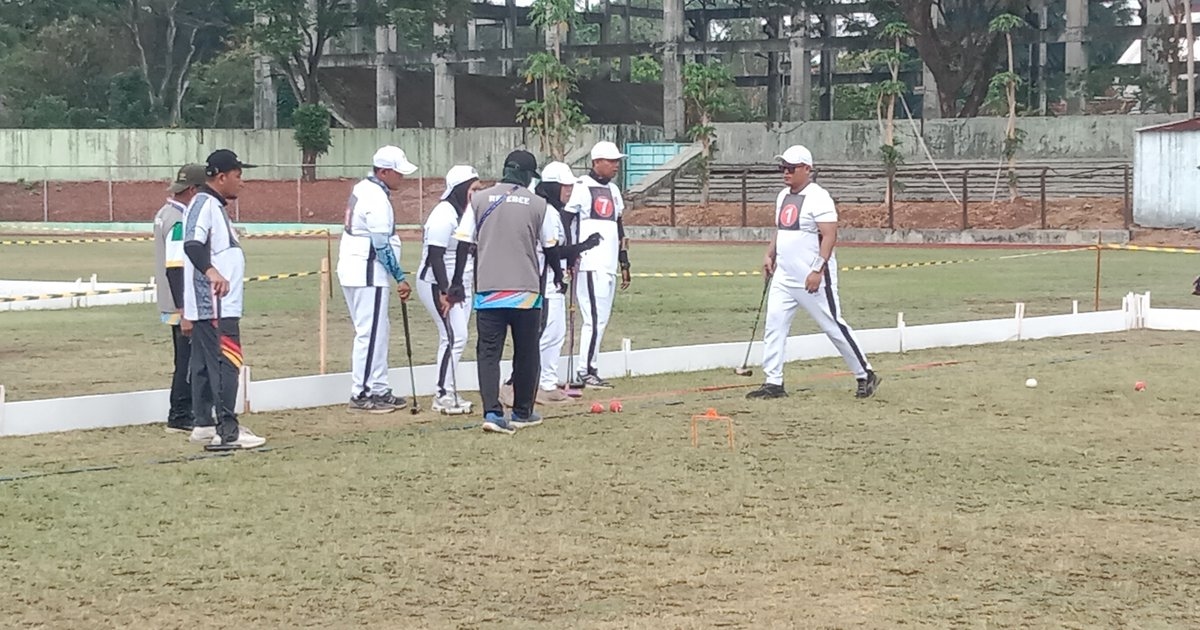 Minus Dua Poin, Gateball Kota Semarang Gagal ke Semifinal Beregu Campuran Porprov Jateng