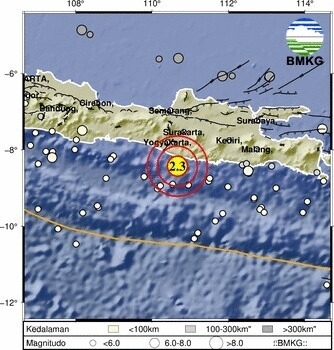 Gempa Gunungkidul, Digoyang Dua Gempa Beruntun, BMKG: Magnitudo 2,9 dan 2,3 Terjadi Selang Satu Jam