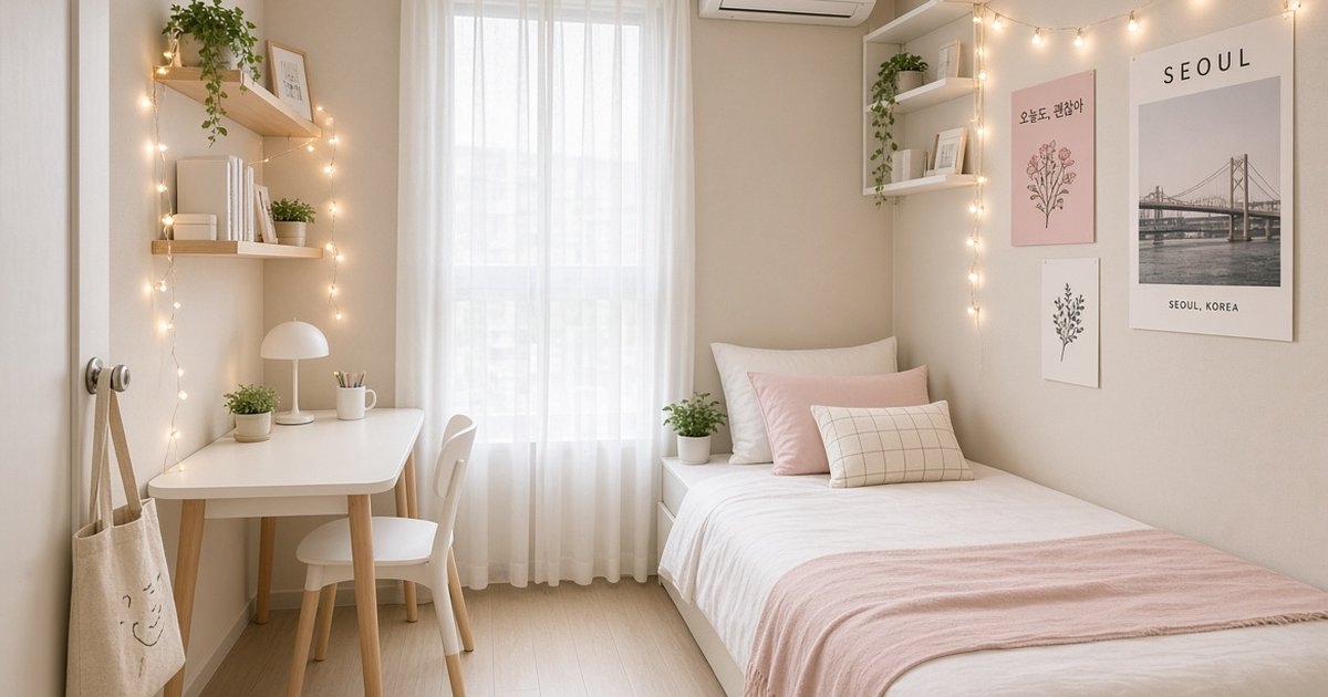 Ubah Kamar Kost 2x3 Jadi Ala Korean Style: Modal di Bawah Rp500 Ribu, Hasilnya Bikin Betah