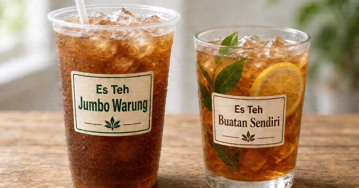 Kenapa Anak Kos Lebih Suka Es Teh Jumbo Rp3.000 daripada Bikin Sendiri? Ini Hitungan yang Tidak Pernah Dibahas