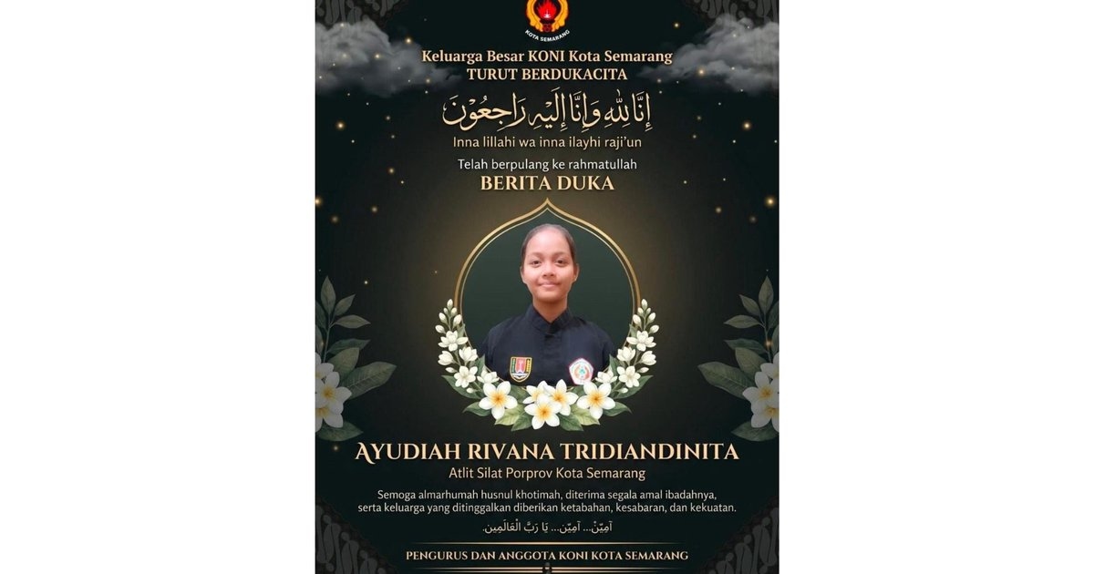 Atlet Pencak Silat Kota Semarang Ayudiah Rivana Meninggal Dunia Usai Operasi Cedera, Penyebab Masih Ditelusuri