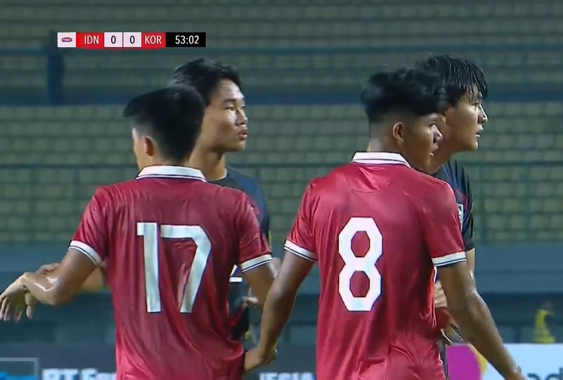 SKOR AKHIR 0-1 Indonesia U17 vs Korea Selatan, Meski Kalah Netizen Puji Permainan Timnas, Ini Sebabnya