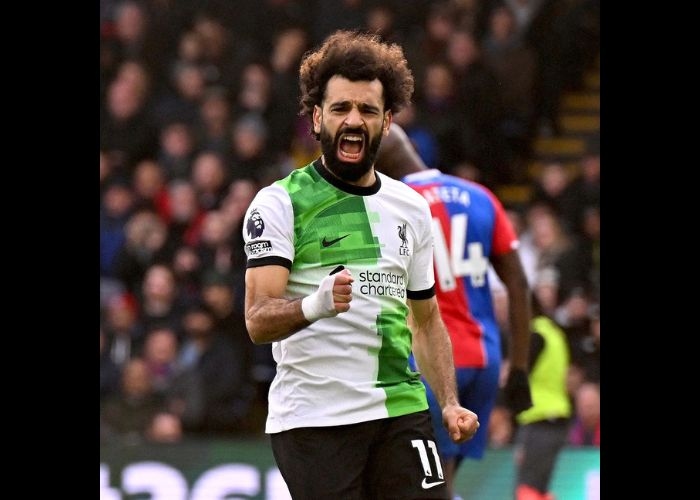 Mohamed Salah Cetak Gol ke-200 untuk Liverpool dalam Kemenangan Dramatis