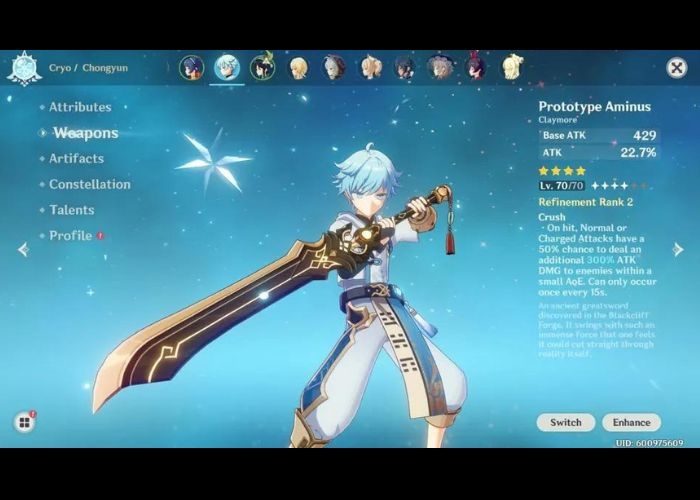 Senjata Terbaru Dalam Game Genshin Impact: Ultimate Overlords Mega Magic Sword, Ini Kelebihannya!