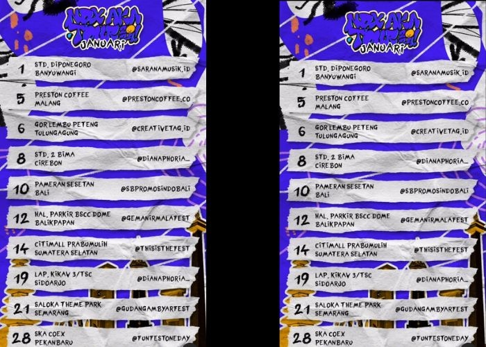 NDX AKA Rilis Jadwal Konser Januari 2024: Siap Memukau Panggung Se-Indonesia