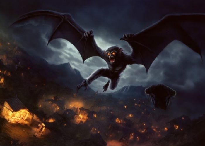 Kisah Mitos Orang Bati: Misteri Makhluk Mitologi Bertubuh Monyet dan Bersayap Kelelawar Dari Maluku