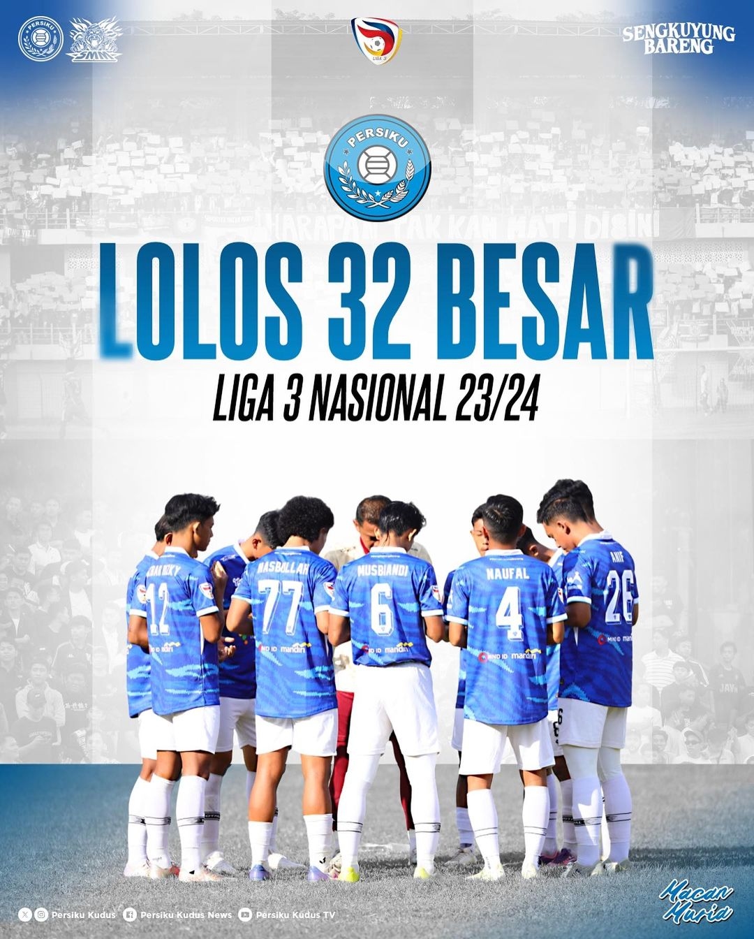 RESMI! Pembagian Grup Babak 32 Besar Liga 3 Putaran Nasional 2024, Persibangga - Persip di Grup Maut, Persiku di Grup 5