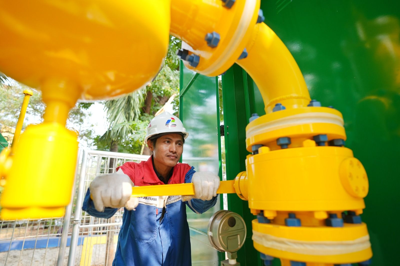 Cek Kesiapan Jaringan Gas Pertamina di IKN, Menteri BUMN: Kita Rencanakan Pembangunan Kawasan Industri Hijau 