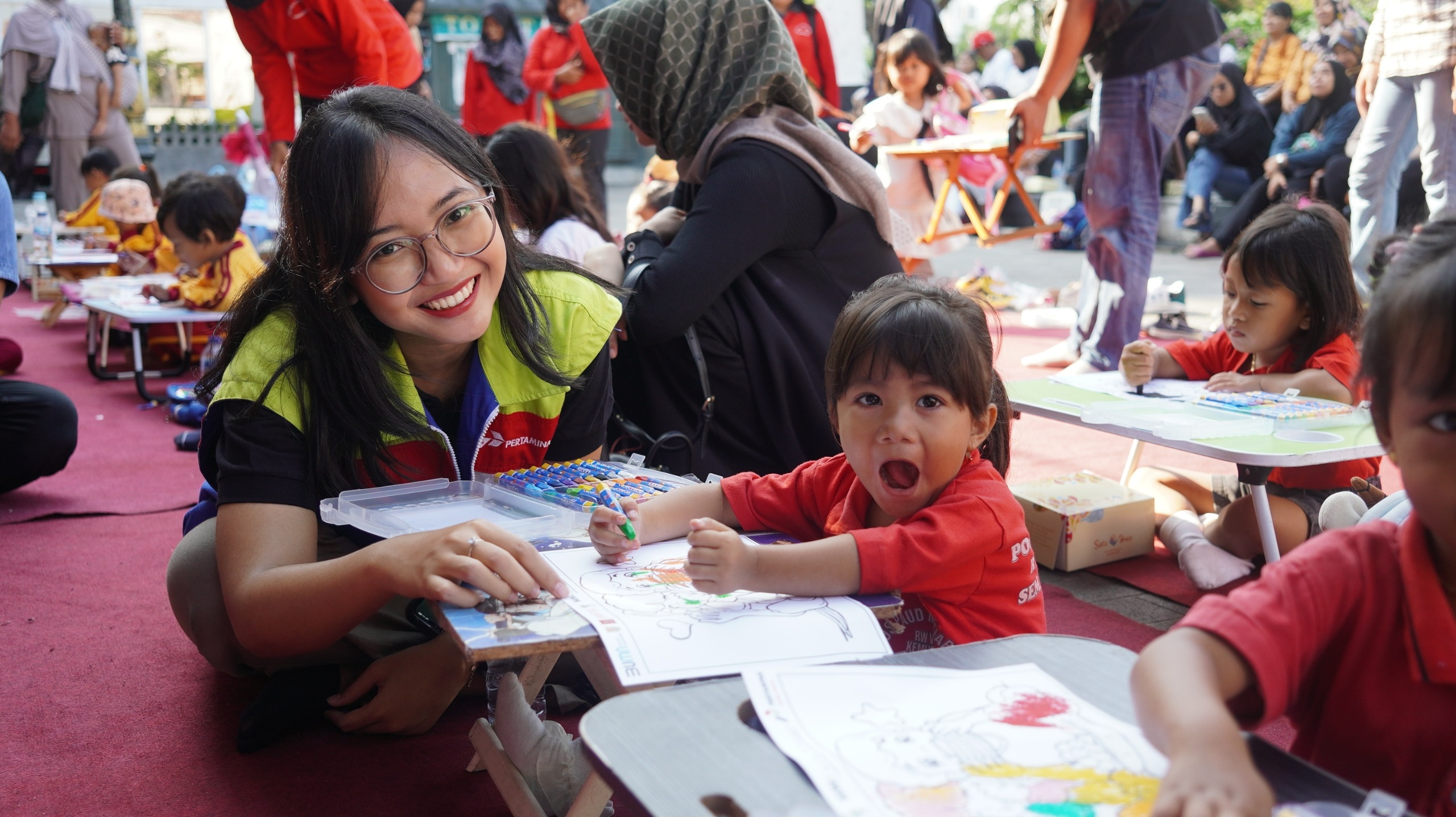 Peduli Stunting di Semarang, Pertamina Patra Niaga RJBT Beri Makanan Tambahan Dukung Peningkatan Gizi Anak 