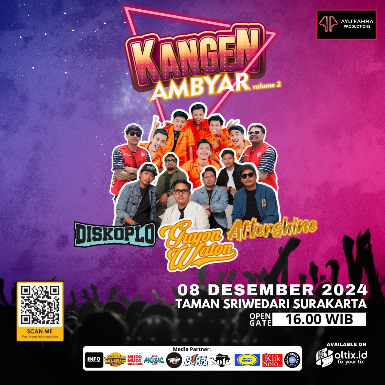 Event Vibes! Jelang Akhir Tahun Mari Berkumpul Bersama Kawan-Kawan Ambyar Dalam Gelaran Konser Kangen Ambyar Volume 2 di Taman Sriwedari Solo