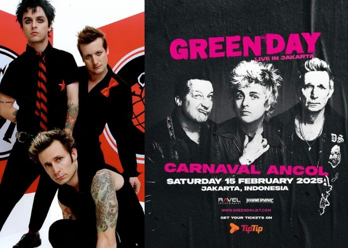 Event Vibes! Green Day Akan Kembali ke Indonesia Setelah 28 Tahun, Bersiaplah Untuk Nostalgia dan Goyang di Carnaval Ancol!