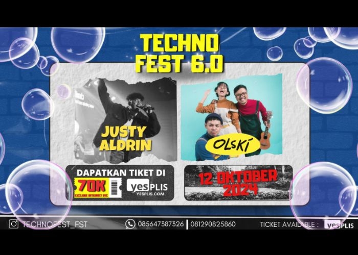 Event Vibes! Konser Bertajuk Technofest 6.0, Rayakan Dies Natalis Fakultas Sains dan Teknologi Universitas Sanata Dharma dengan Konser Musik Spektakul