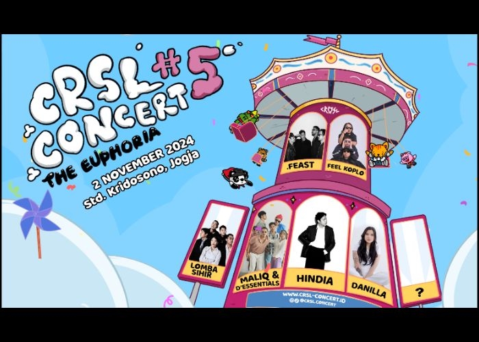 Event Vibes! CRSL Concert 5: Euforia Musik yang Siap Mengguncang Yogyakarta dengan Lineup Spektakuler! Bintang Tamunya Keren Abis