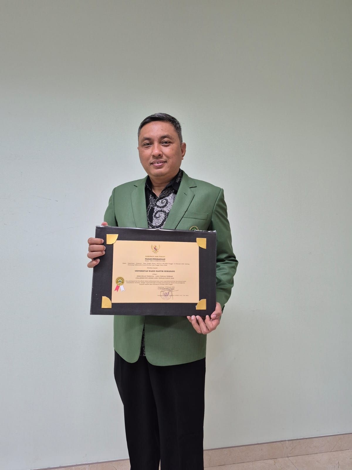 Unwahas Terima Penghargaan sebagai Perguruan Tinggi se-Jawa Tengah Terbaik Tahun 2026