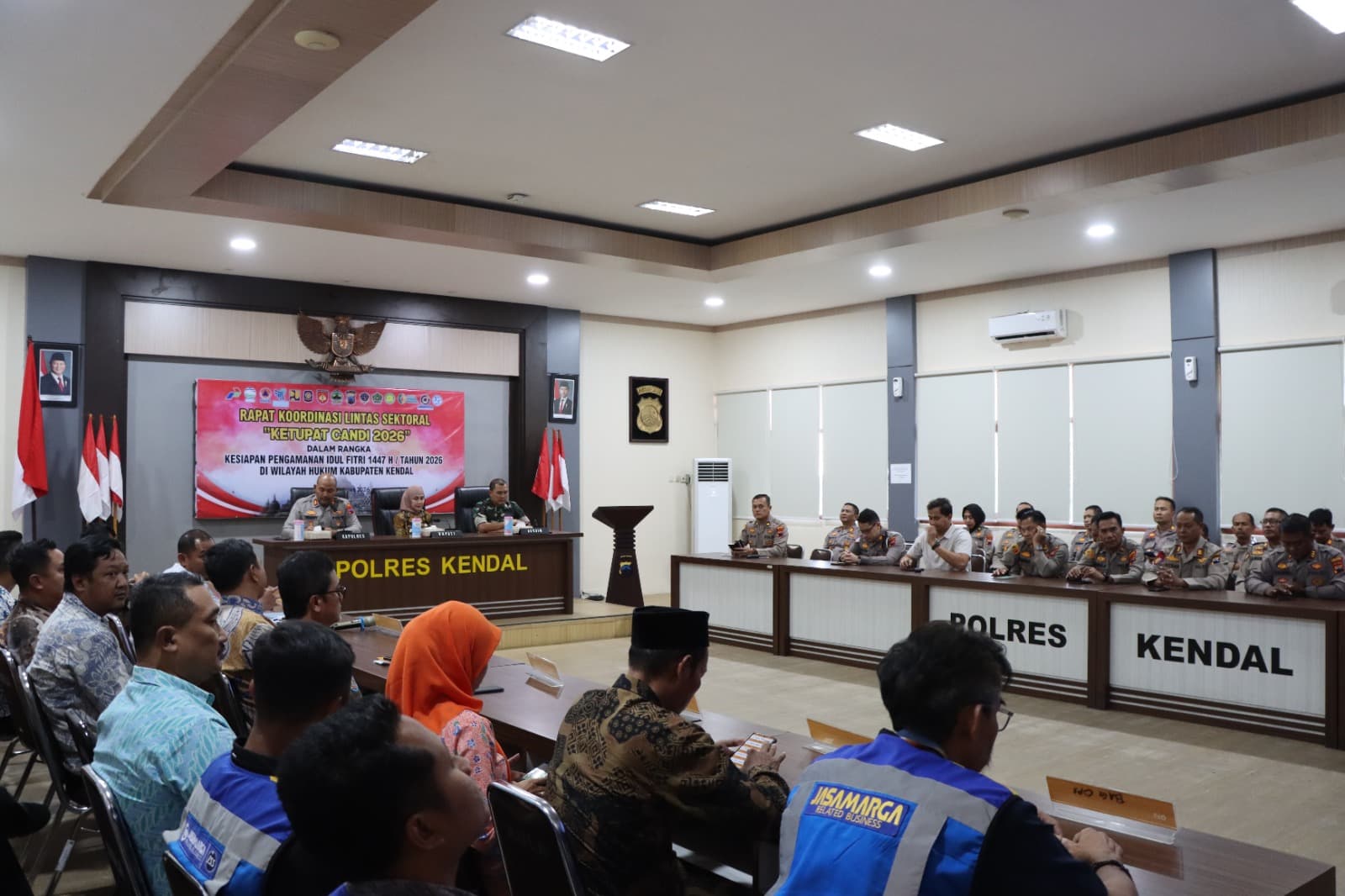 Polres Kendal Koordinasikan Pengamanan Mudik Lebaran 2026 Bersama Lintas Sektor