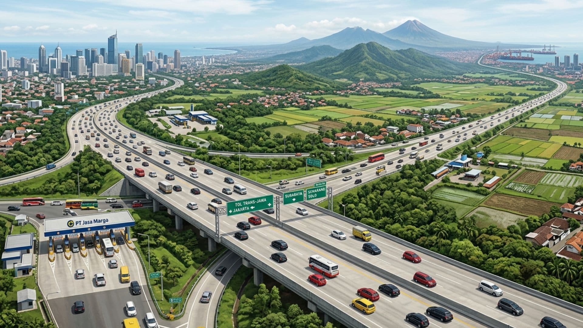 Perjalanan Jakarta Surabaya via Tol Trans Jawa: Jarak Tempuh 780 Km, Waktu 10-12 Jam, dan Estimasi Biaya Terbaru 2026