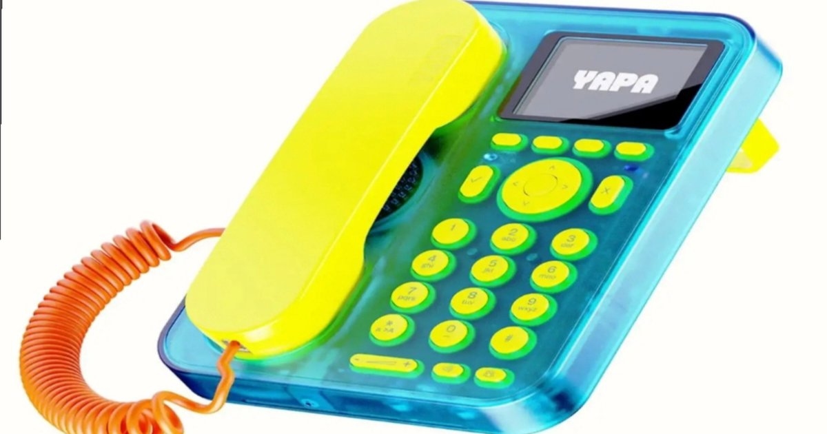 Yapa Phone Meluncur, Ponsel Retro Transparan ala Telepon Jadul 90-an dengan Wi-Fi