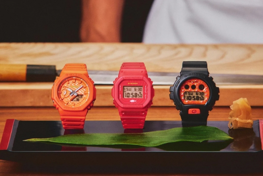 Casio Rilis 3 G-Shock Bertema Sushi, Ada Tuna Hingga Salmon