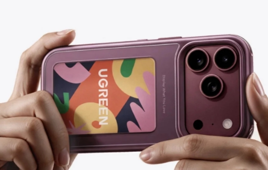 UGREEN Rilis Casing iPhone dengan Layar E-Ink Warna, Bisa Ganti Tampilan Lewat NFC
