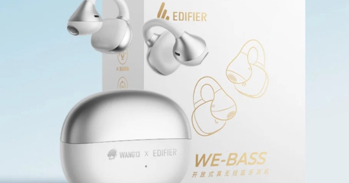 Edifier We-Bass Resmi Meluncur, Earbud Jepit Bluetooth 6.1 dengan Driver 12mm dan Baterai 20 Jam