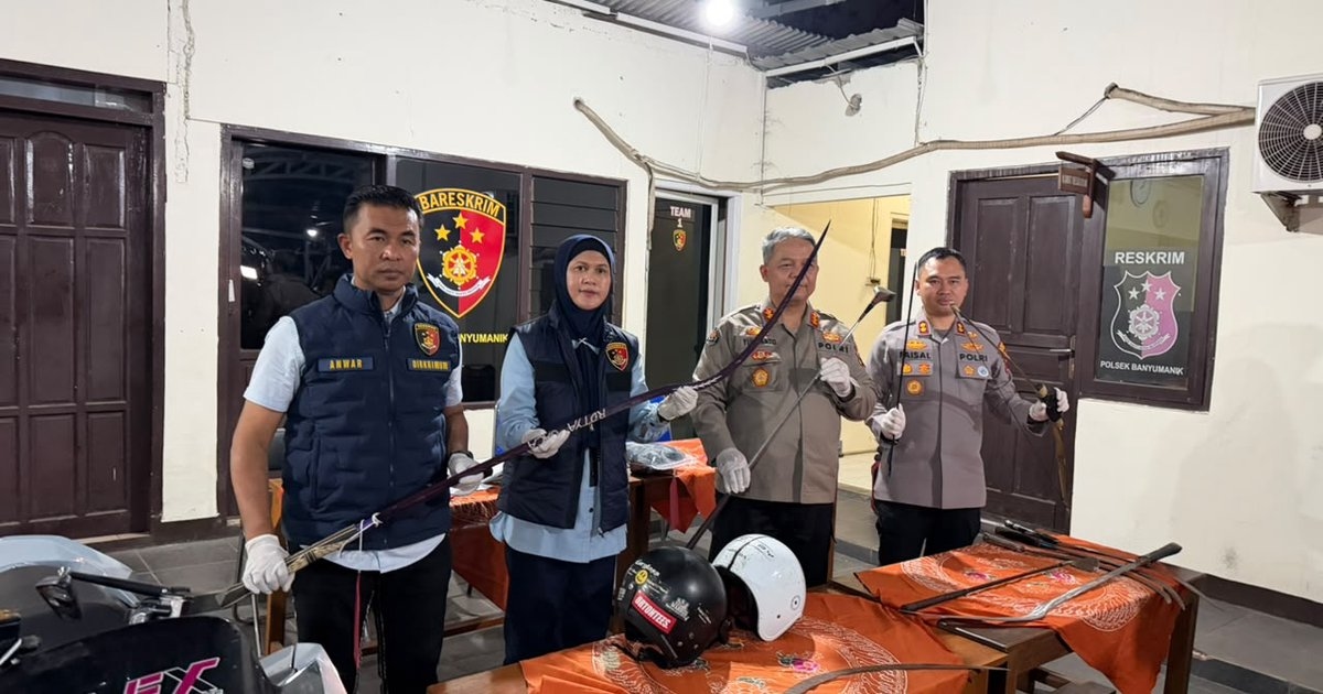 Polda Jateng Ungkap Tawuran Maut di Banyumanik, Kepemilikan Senjata dari Kedua Kelompok Didalami