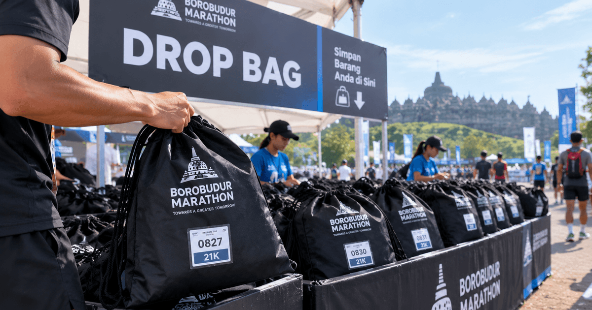 12 Barang di Drop Bag yang Menyelamatkan Hari-H Borobudur Marathon