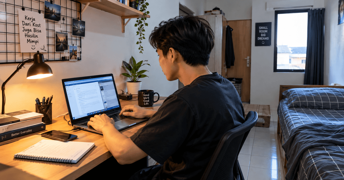 Freelancer dari Kamar Kos: Cuan Dolar di Instagram, Makan Tanggal Tua di Dunia Nyata