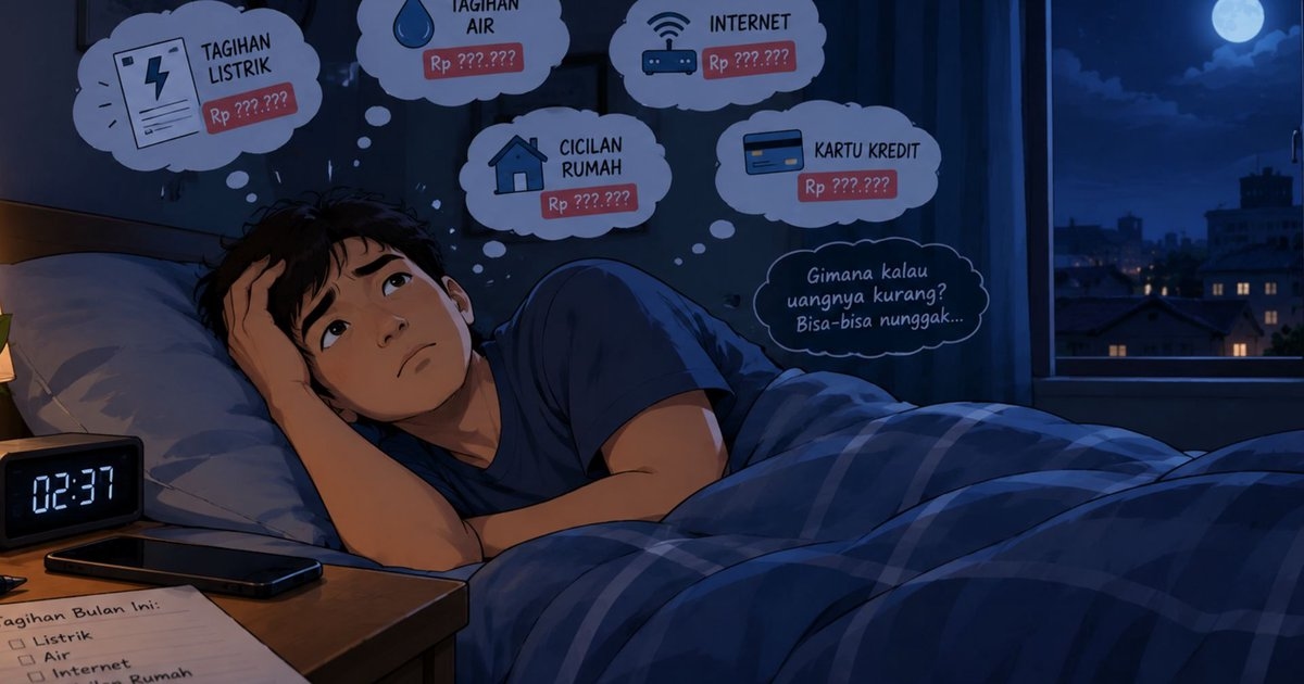 Jam 3 Pagi Bukan Waktunya Mikirin Tagihan: Ini Cara Stop Cemas Dini Hari