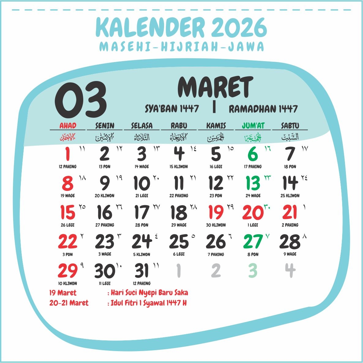 Primbon Jawa Jumat Wage 13 Maret 2026: Neptu 10, Watak Keras, dan Wuku Wayang