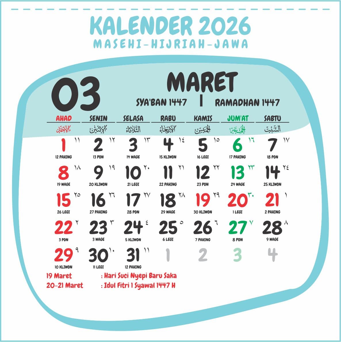 Primbon Jawa Jumat Wage 13 Maret 2026: Neptu 10, Watak Keras, dan Wuku Wayang