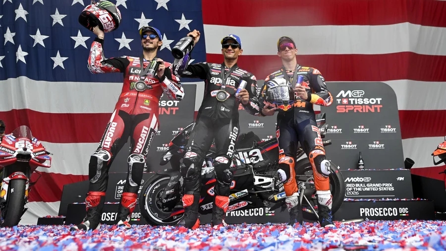 MotoGP Amerika, Bagnaia Akui Keunggulan Martin: "Saya Butuh Selisih 1 Detik di Lap Akhir"
