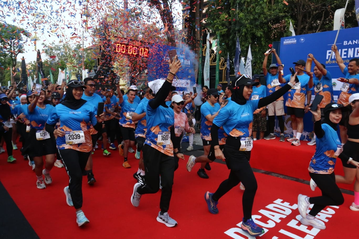 1.000 Pelari Ramaikan Semarang, Bank Jateng Friendship Run 2026 Jadi Pemanasan Menuju Satu Dekade Borobudur Marathon