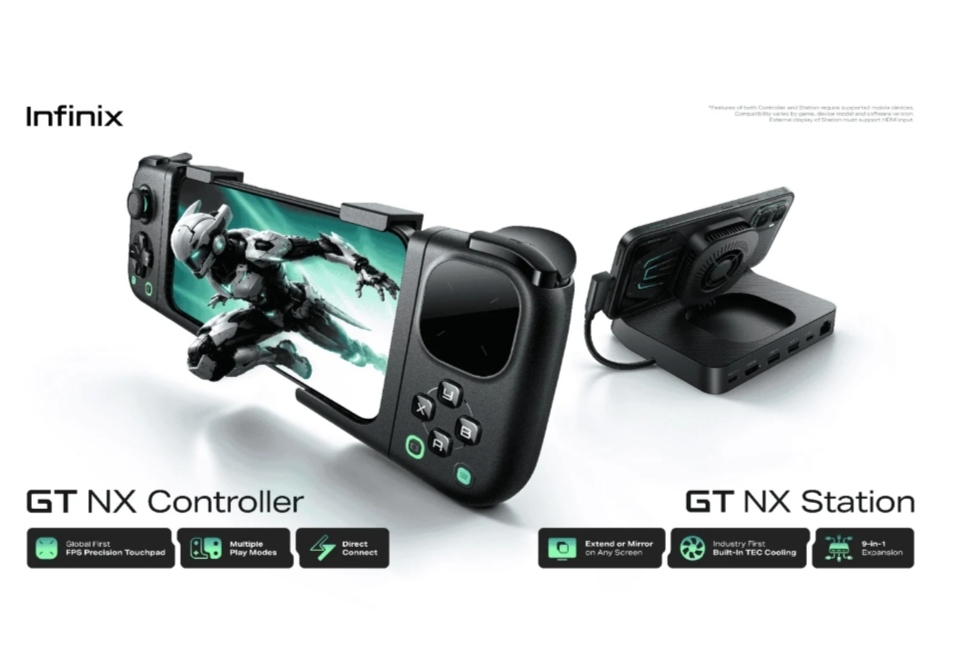 Infinix GT NX Controller dan GT NX Station Resmi Meluncur, Bawa Fitur Gaming Mobile Serius