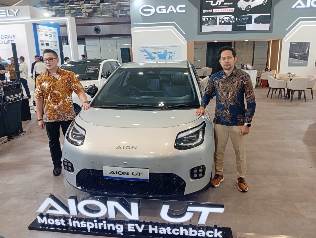 GAC Bawa AION UT Urban ke GIIAS Semarang, Harga Spesial Mobil Listrik hingga Rp56 Juta