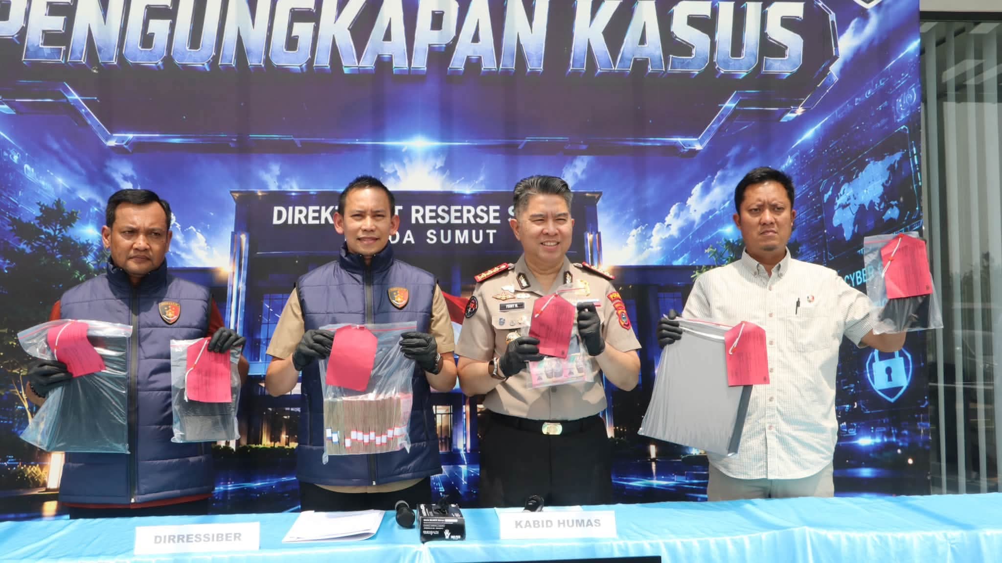 Ditressiber Polda Sumut Bongkar Sarang Judi Online 'Nextplay88', CEO Diringkus di Jakarta