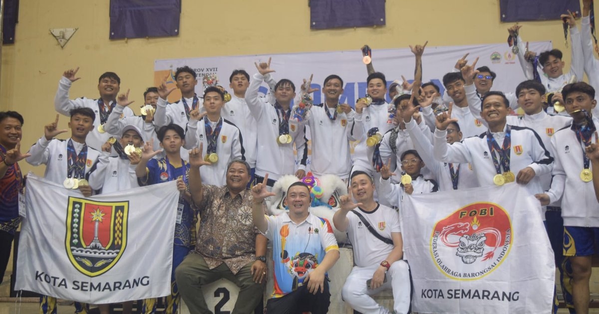 FOBI Kota Semarang Dominasi Porprov Jateng 2026, Borong 6 Emas dan Juara Umum