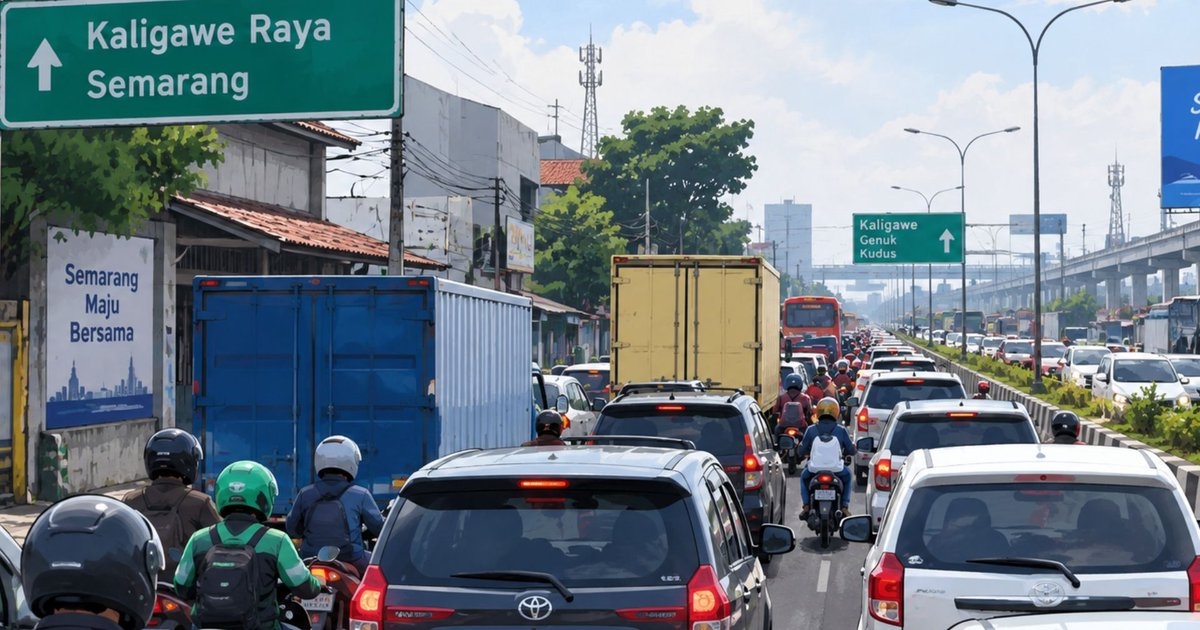 Warga Semarang Timur Wajib Tahu: Rute Alternatif Kaligawe yang Bikin Sampai Kantor Lebih Cepat