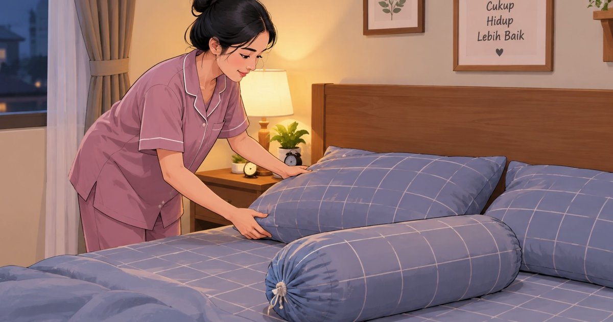 Bangun Tidur Leher Kaku? Mungkin Cara Kamu Menata Bantal dan Guling Salah