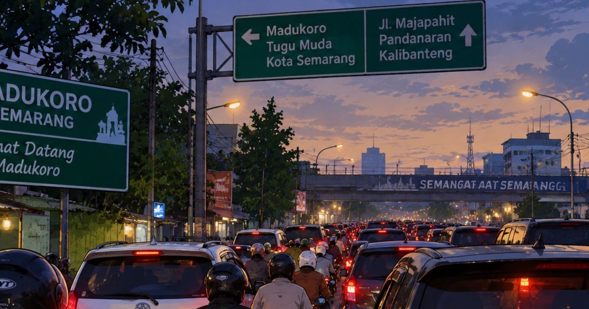 Berangkat Kerja Hari Ini 14 Oktober 2026? Baca Dulu! Rute Semarang-Solo Berubah, Salah Jalan Bisa Nyangkut 2 Jam