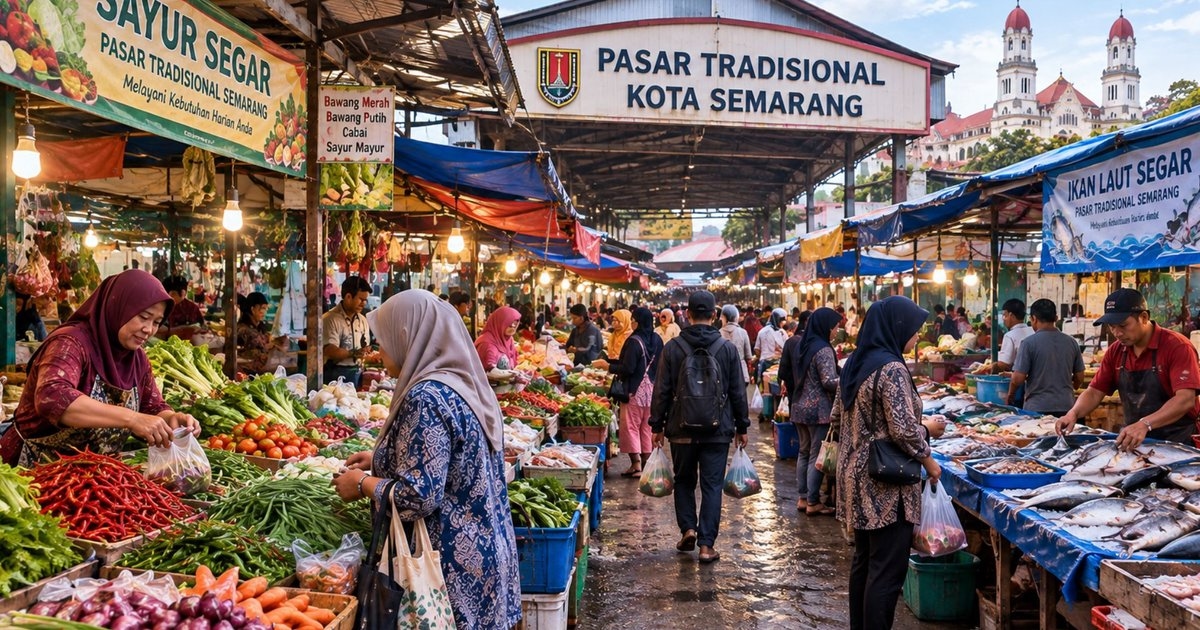 Bangun Jam 4 Pagi Demi Harga Tengkulak: 3 Trik Belanja di Pasar Semarang yang Bikin Dompet Aman
