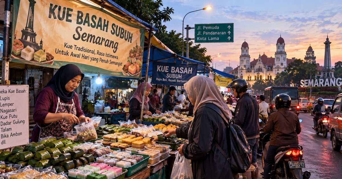 Modal Rp500 Ribu, Omzet Rp1 Juta: Bisnis Kue Basah Subuh yang Tak Pernah Mati