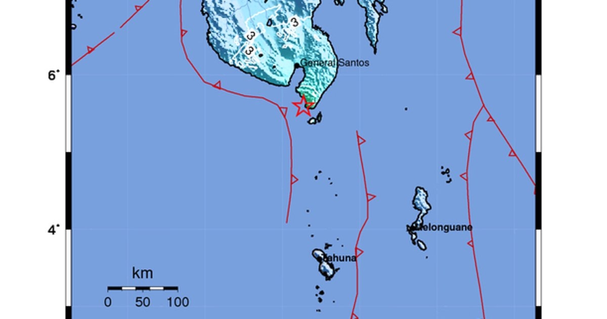 GEMPA HARI INI! Gempa Magnitudo 5,4 Guncang Wilayah Barat Laut Pulau Karatung Sulawesi Utara Pagi Ini