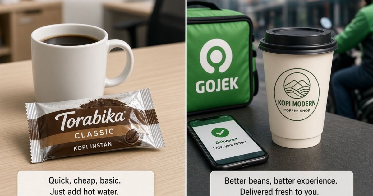 Kopi Saset di Pantry Vs Kopi Ojol: Ada Filosofi Mahal di Balik Rp2.000 dan Rp25.000