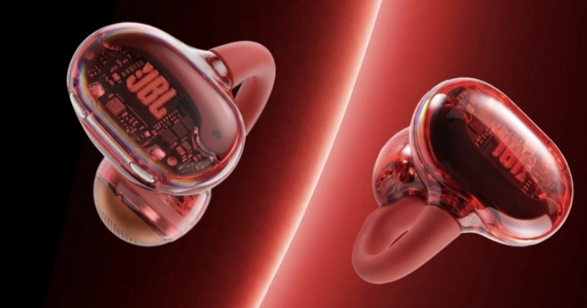 JBL Soundgear Clips Tourmaline Red Resmi Meluncur, Earbud Open-Ear Premium dengan Driver Titanium