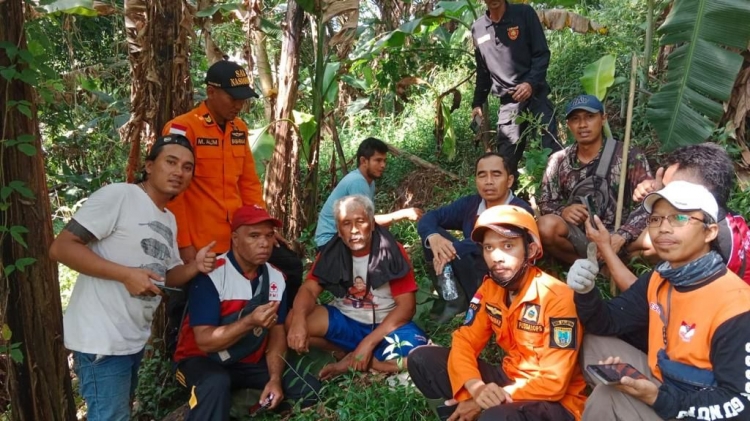 Seorang Pria Paruh Baya Ditemukan Selamat, Usai Sempat Menghilang